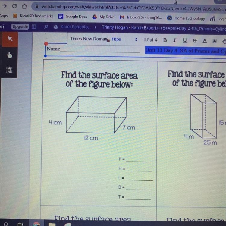 Find the surface area of the figure below: HELP ASAP!!! PLZZZ-example-1