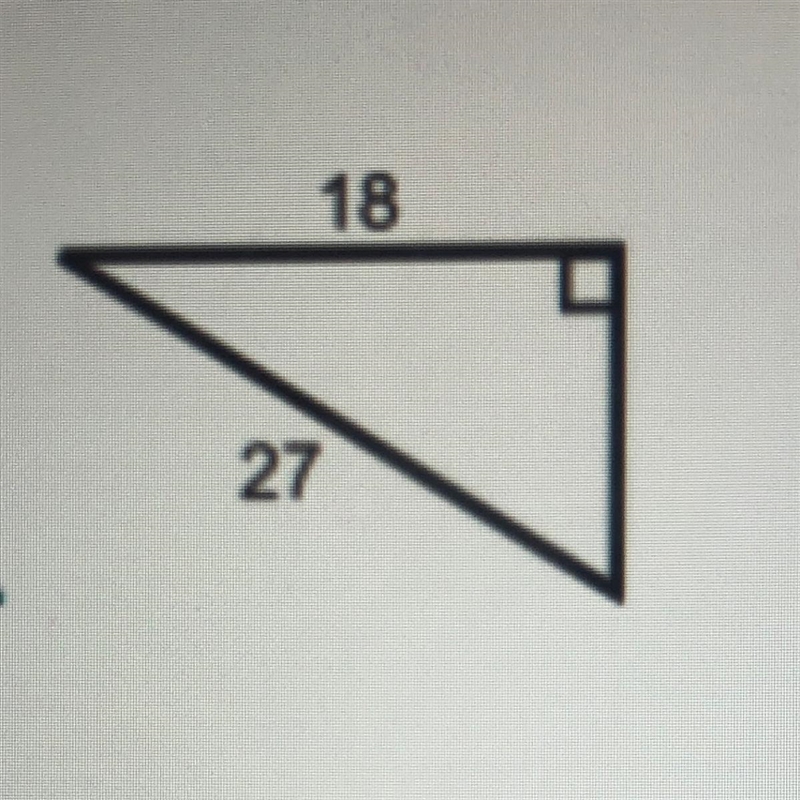 HELP ME ASAP PLEASE ?!? Find the length of the missing side. Simplify all radicals-example-1