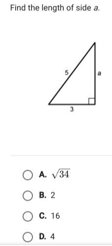 Find the lenght of side a will give crown-example-1