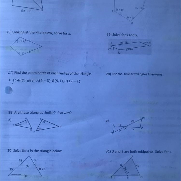 Can someone help me with these? it's a study guide and I lost the notes I took for-example-1