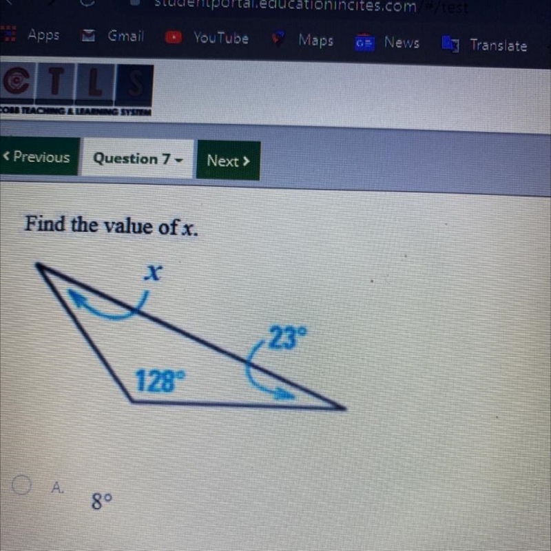 Find the value of x.-example-1