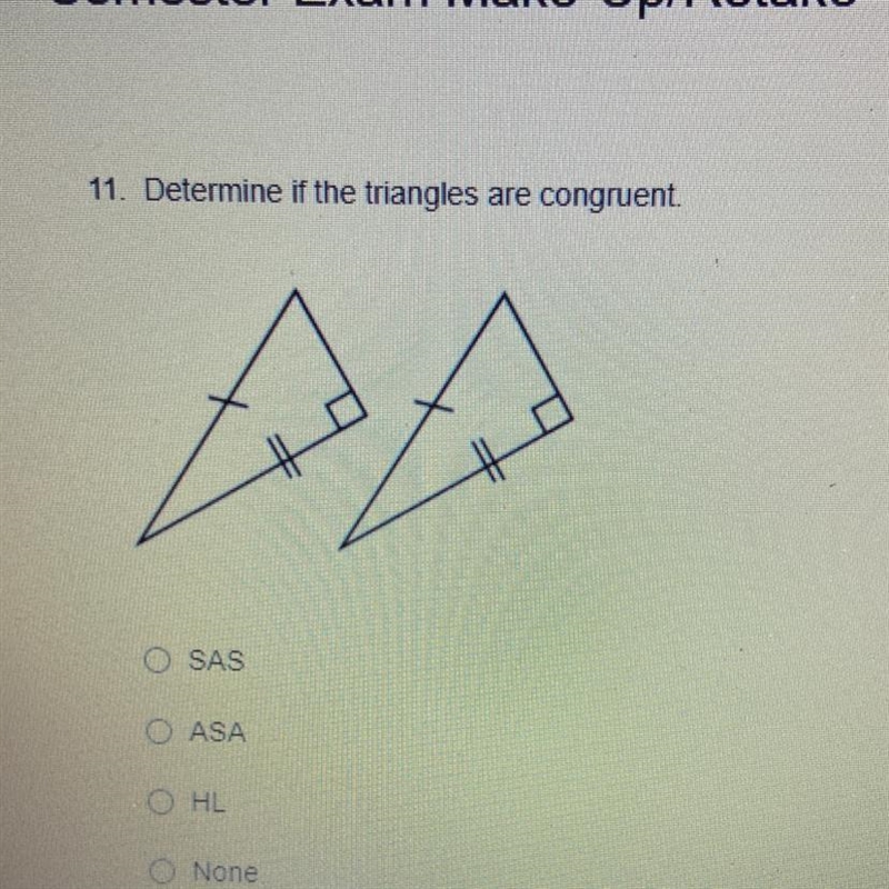 10. Determine if the triangles are congruent.-example-1