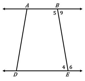 If the measure of angle 5 is (3x + 50) degrees and the measure of angle 6 is (5x + 16) degrees-example-1