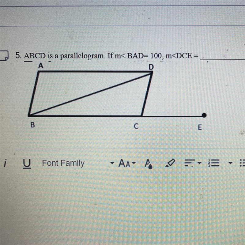 URGENT!!! ABCD is parallelogram. If m-example-1