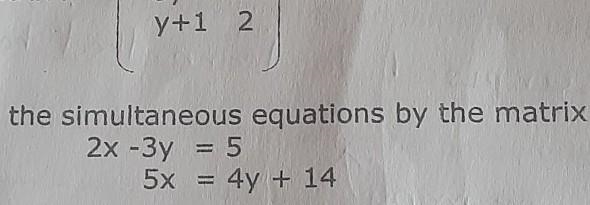 Help mi out plz..... solve using matrix method​-example-1