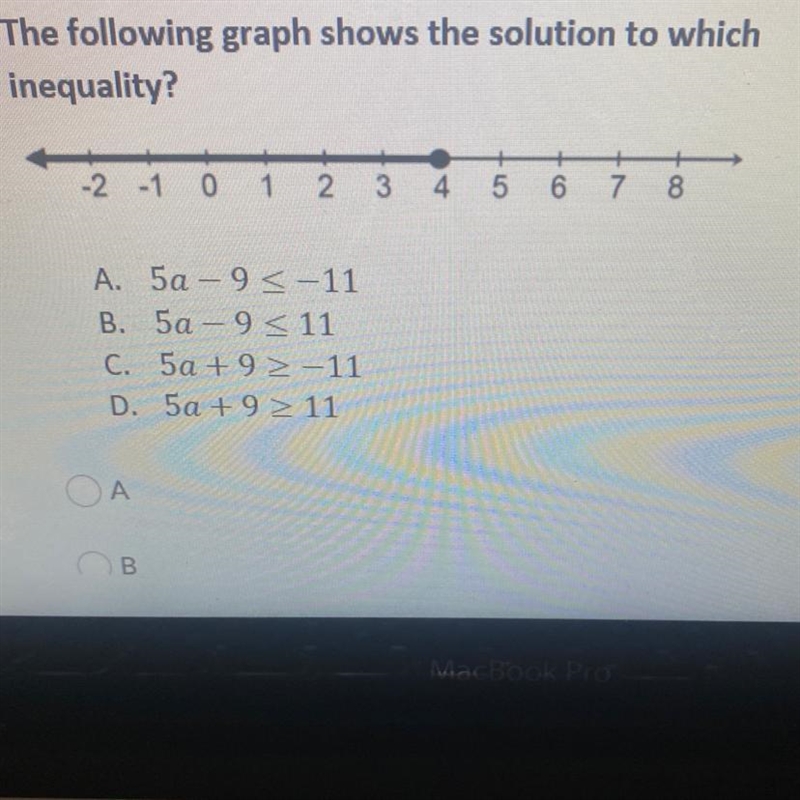 The following graph shows the solution to which inequality? ANSWER BOTH PLEASE QUICK-example-1