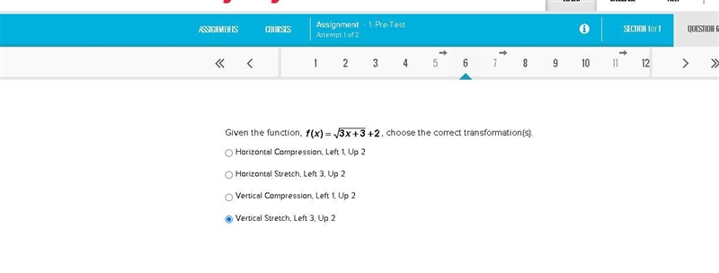 PLEASE HELP Given the function f(x)=√(3x+3+2)-example-1