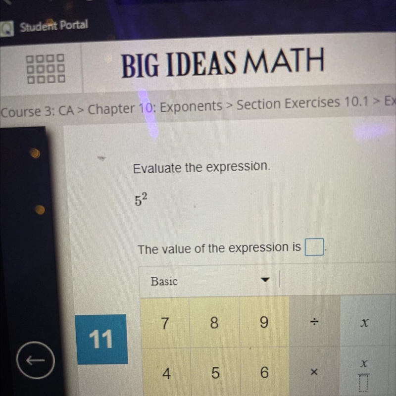 Evaluate the expression, 52-example-1