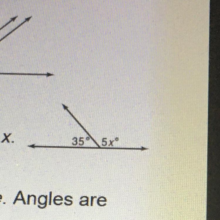 Find the value of x!-example-1