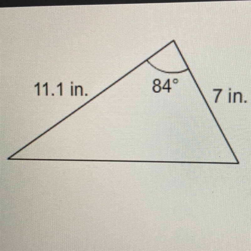 what is the area if this triangle? enter your answer as a decimal in the box. round-example-1