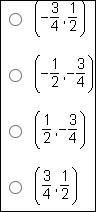 What are the coordinates of point S? (Negative three-fourths, one-half) (Negative-example-2