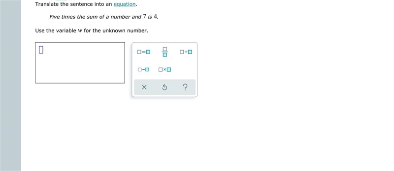 PLEASE PLEASE PLEASE HELP TRANSLATING SENTENCES INTO EQUATIONS-example-1