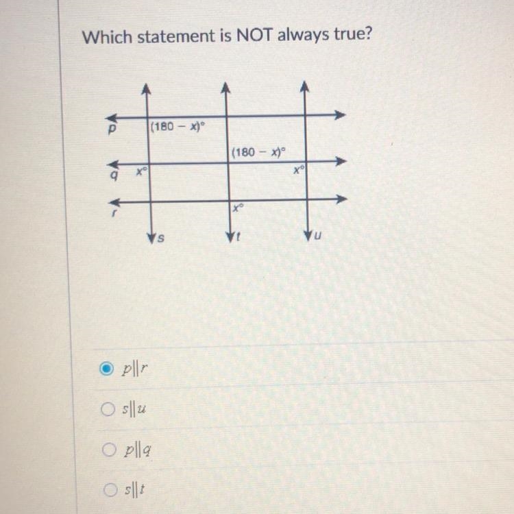 Which statement is NOT always true?-example-1