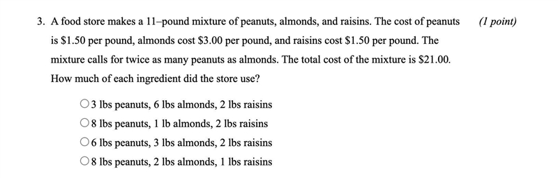 How much of each ingredients did the store use (50 Points)-example-1