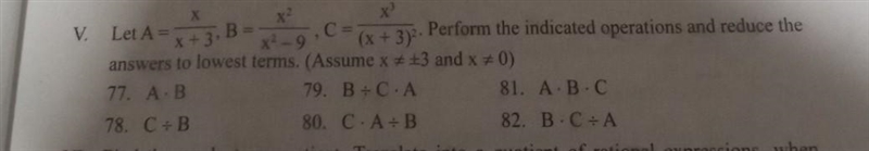 I will mark you as Brainpist if you answer this. 3. Let A= B = C= x2-9 (x + 3): Perform-example-1