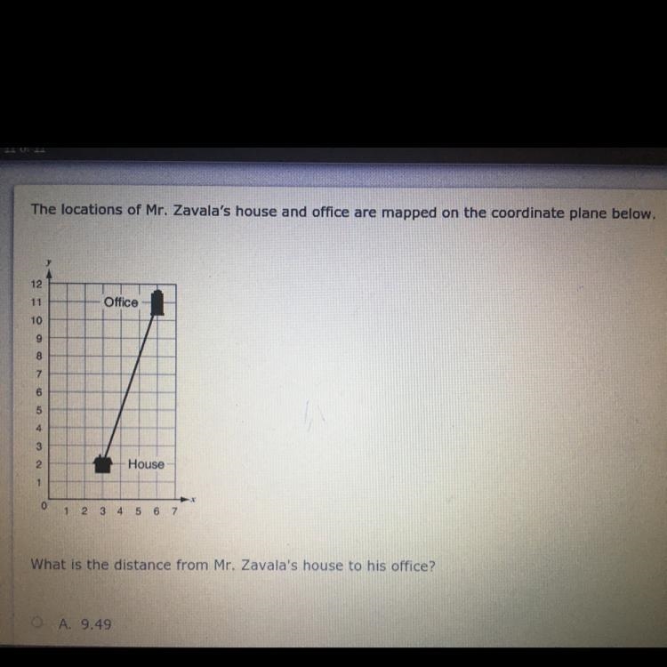 A. 9.49 B. 8.49 C.0 D.72 help asap thank you!-example-1