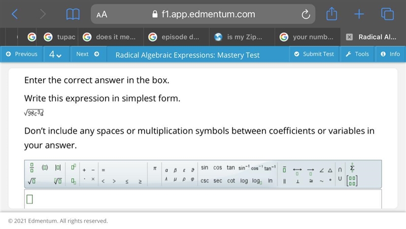 Write this expression in simplest form.-example-1