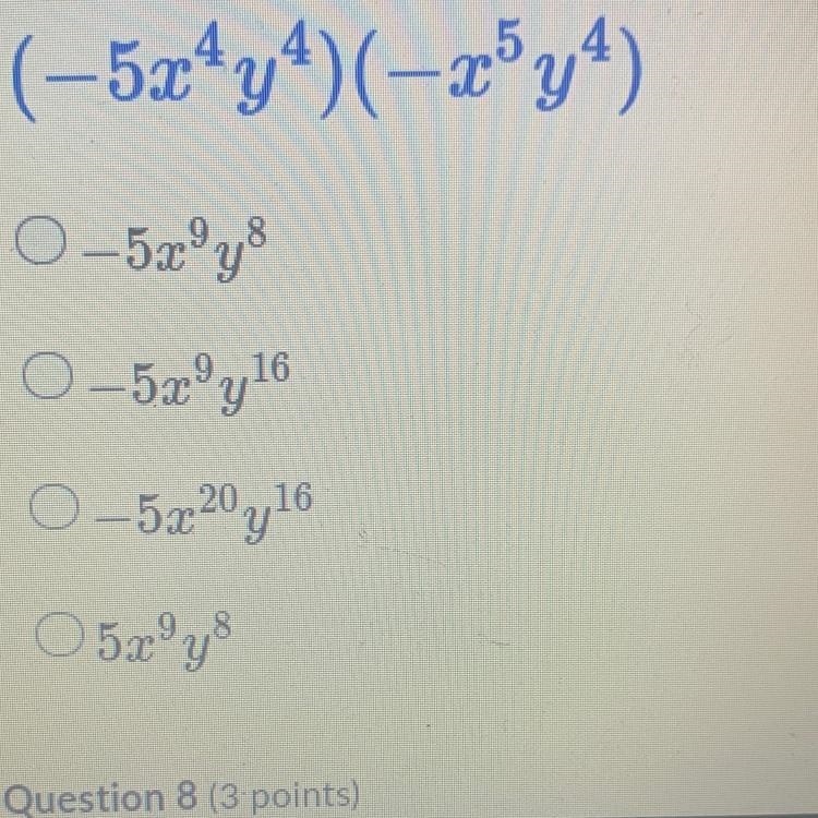 Choose the correct answer for the problem-example-1