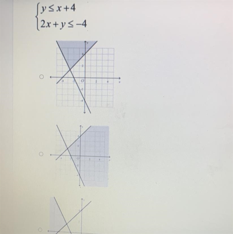 Choose the correct graph! asap please-example-1