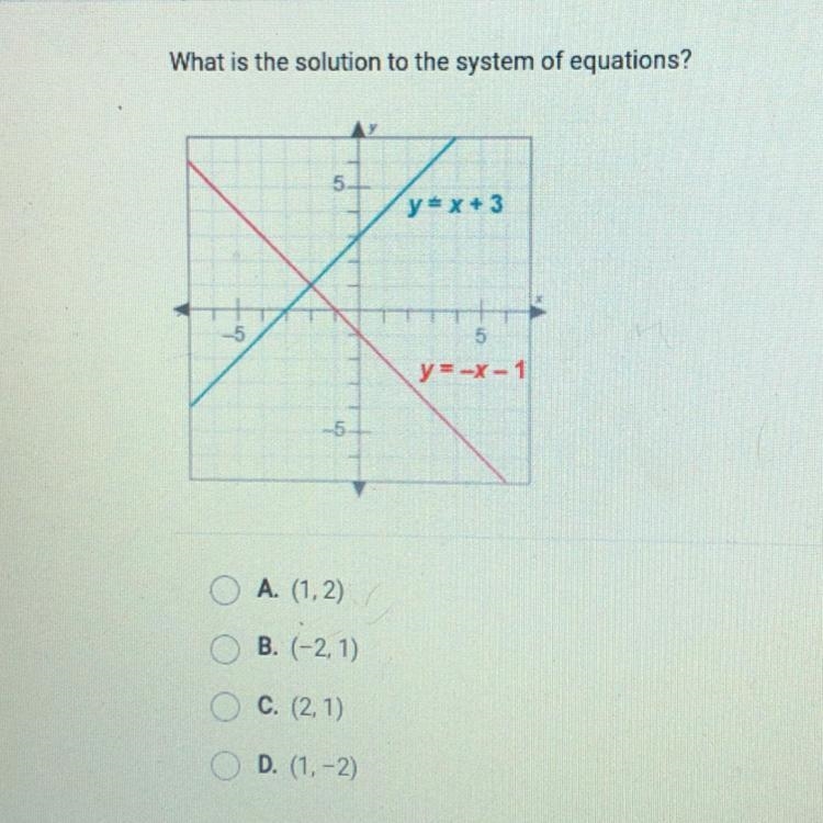 What is the solution to the system of equations? I’ll give you 20 points!!-example-1