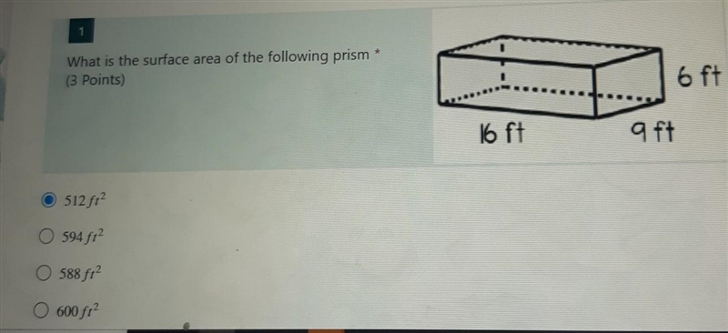 What is the surface area of the following prism-example-1