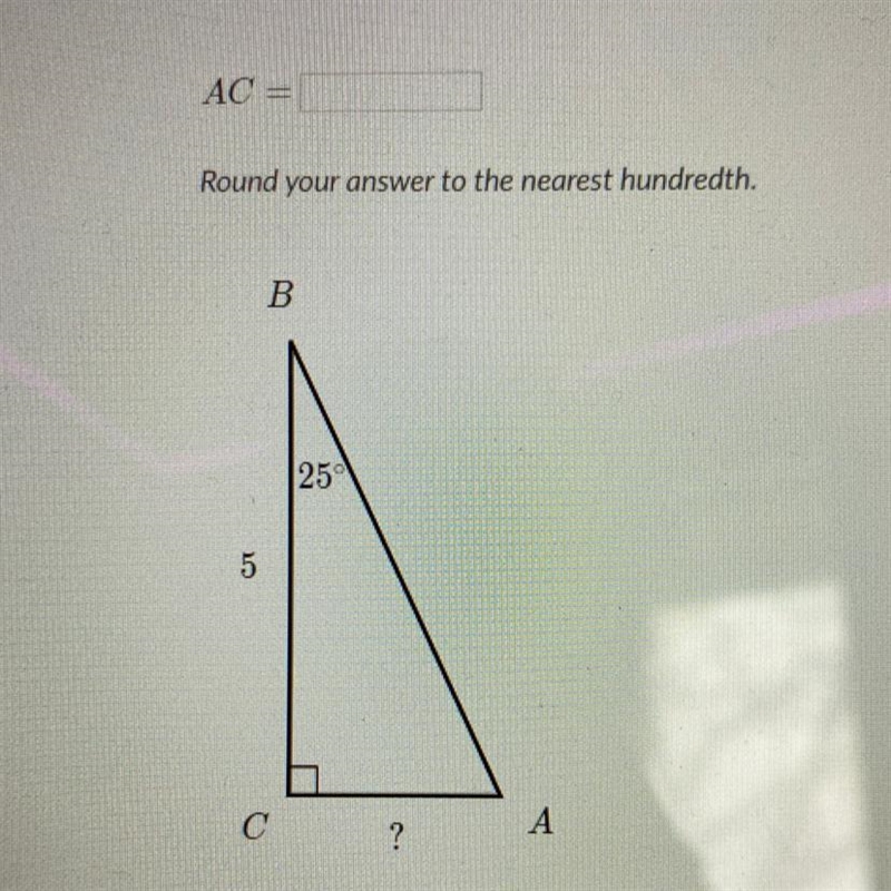 Find AC=__ Round your answer to the nearest hundredth-example-1