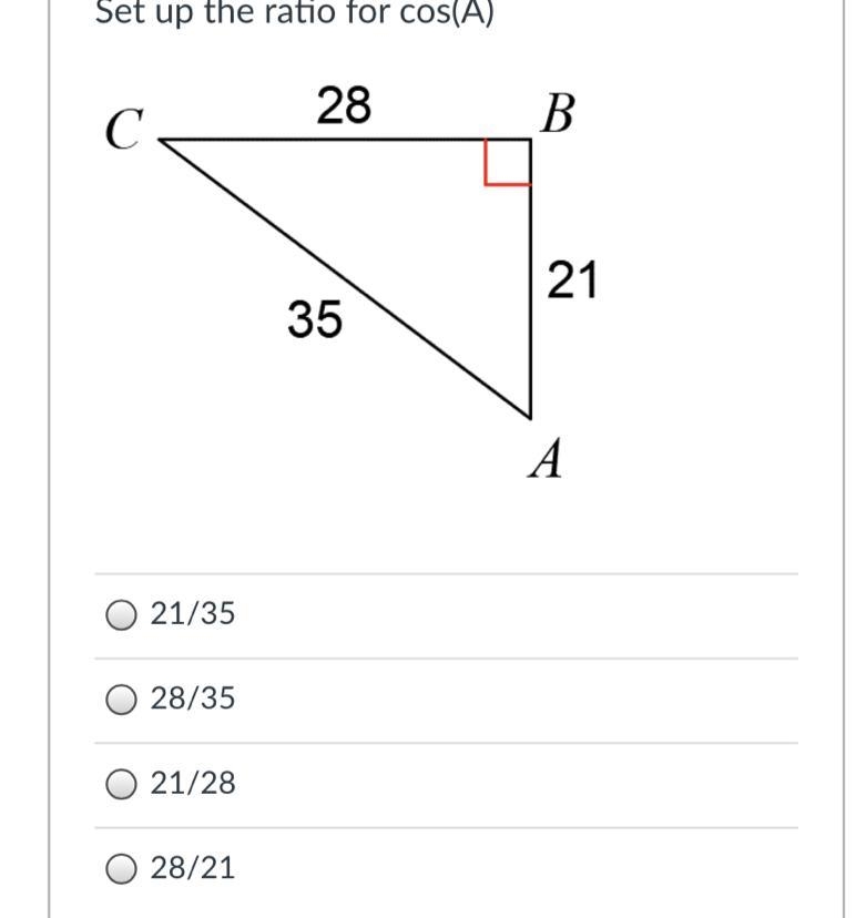 Set up the ratio for cos(A)-example-1