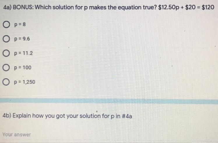 Which solution for P makes the equation true?-example-1