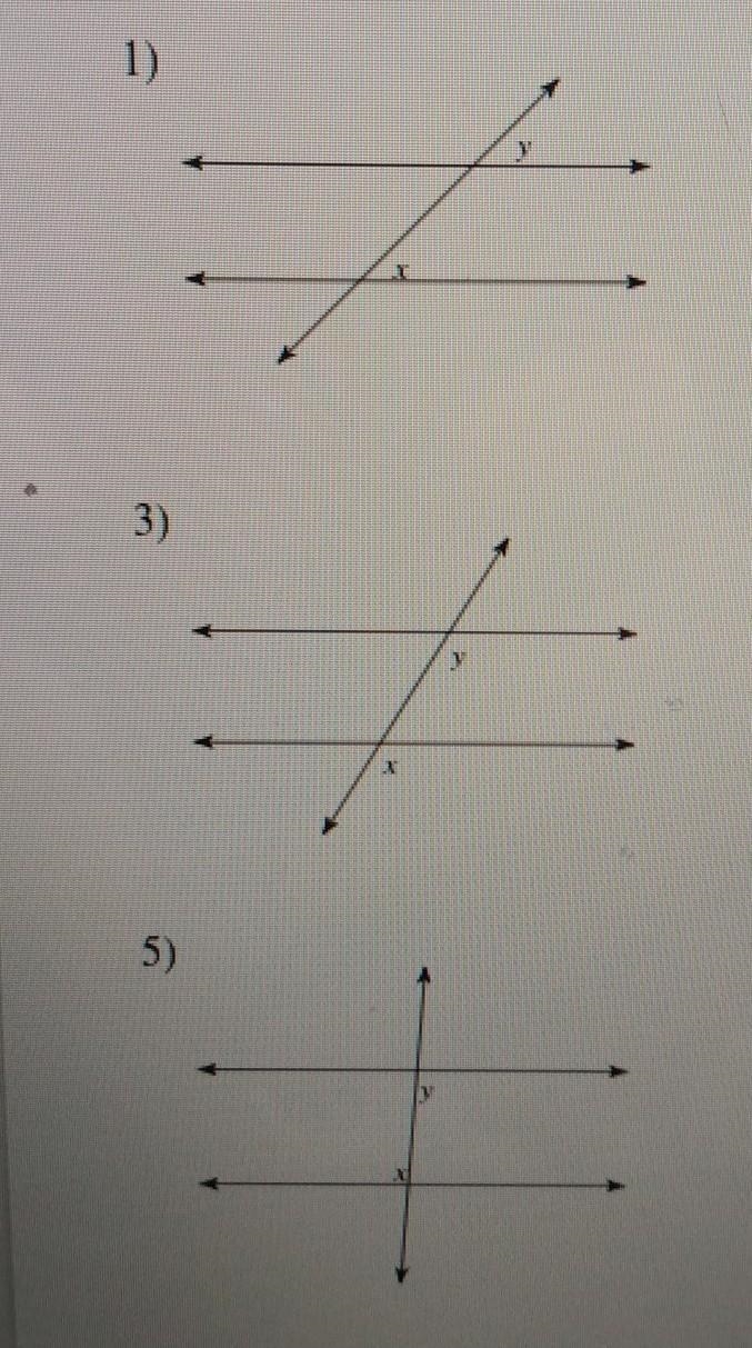 WILL MARK BRAINILIEST are the angles corresponding, alternate interior, alternate-example-1