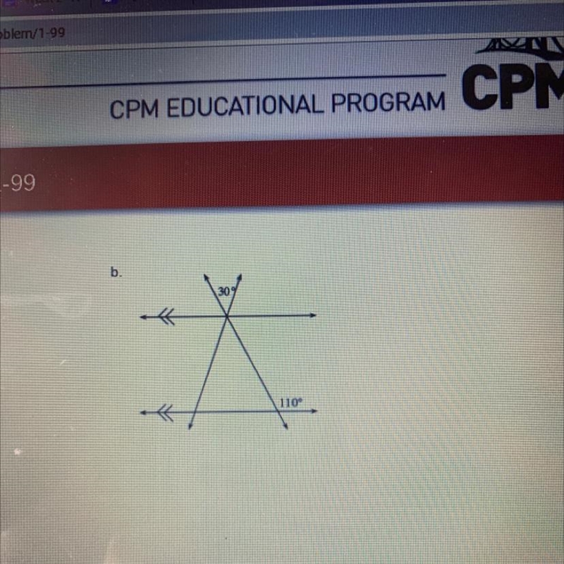 What are the missing angle measurements?-example-1