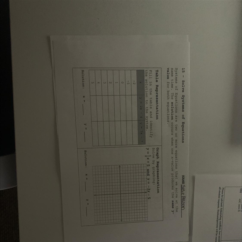 Fill in the table and graph plz-example-1