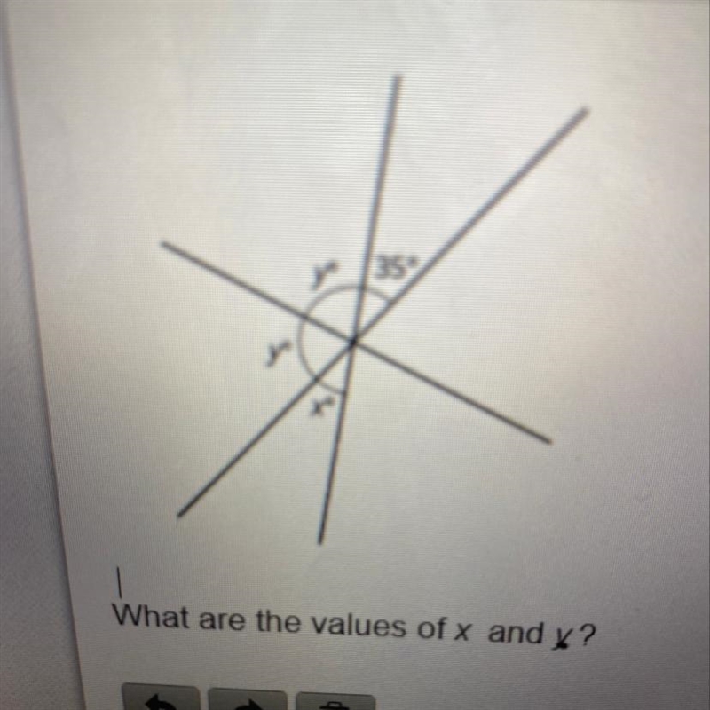 What are the values of x and y?-example-1