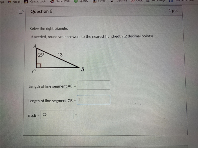 What is the length of AC and CB-example-1