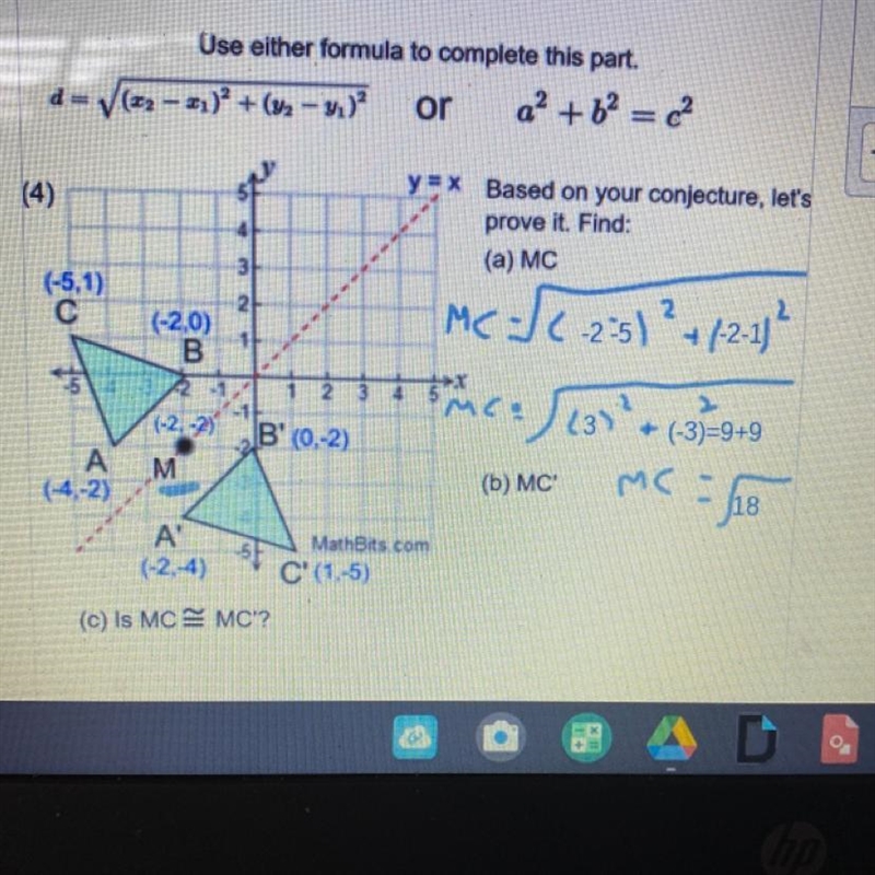 HELP ME ASAPPP I need help on question (b) {geometry}-example-1