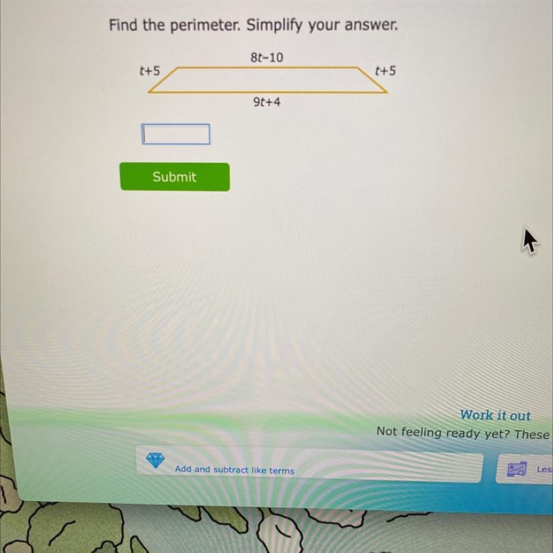 Find the perimeter. Simplify your answer.-example-1