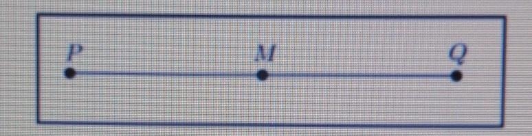 M is the Midpoint of segment PQ. If PQ = 30 and PM = 3x, find the VALUE OF X ​-example-1