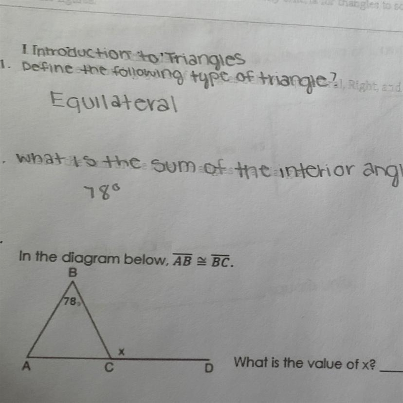 3. In the diagram below, AB ABC. B (78 А What is the value of x-example-1