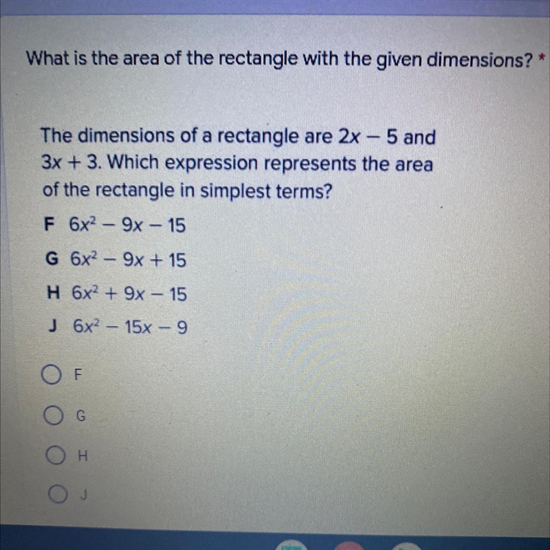 What is the area of the rectangle with the given dimensions? The dimensions of a rectangle-example-1