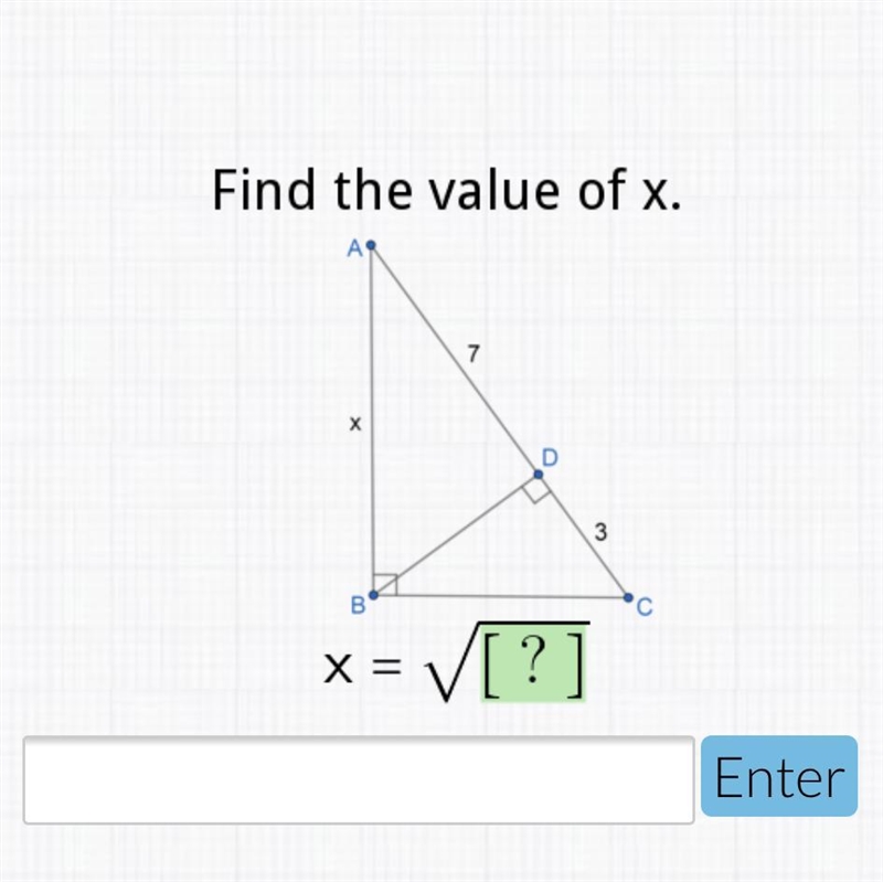 Find the value of x X=-example-1