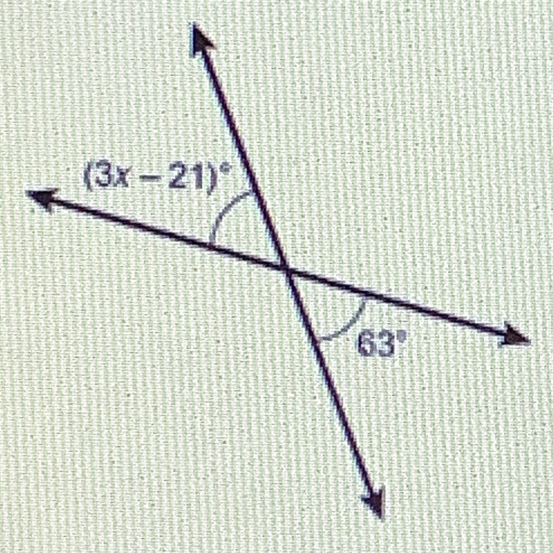 Which is the Value of x? X=14 X=28 X=67 X=37-example-1