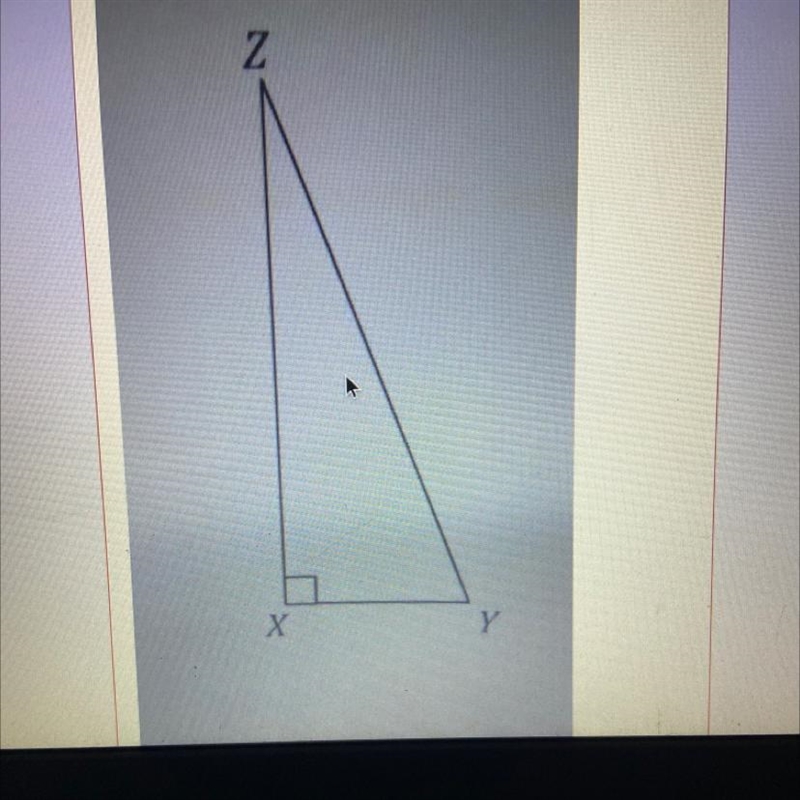 The area of the right triangle shown is 30 ft squared. The segment XY has a length-example-1