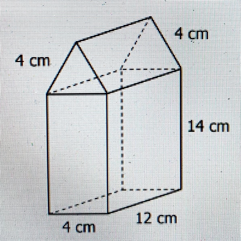 Find the volume of the figure belo(i’m stuck what’s the B for triangular prism?)-example-1