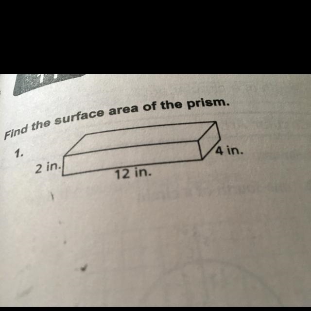 Find the surface area of the prism-example-1