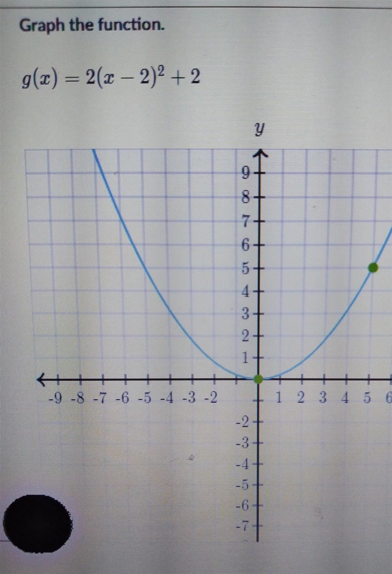 Graph the function plz​-example-1