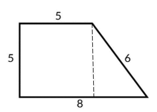 Find the Area of the composite figure below:-example-1