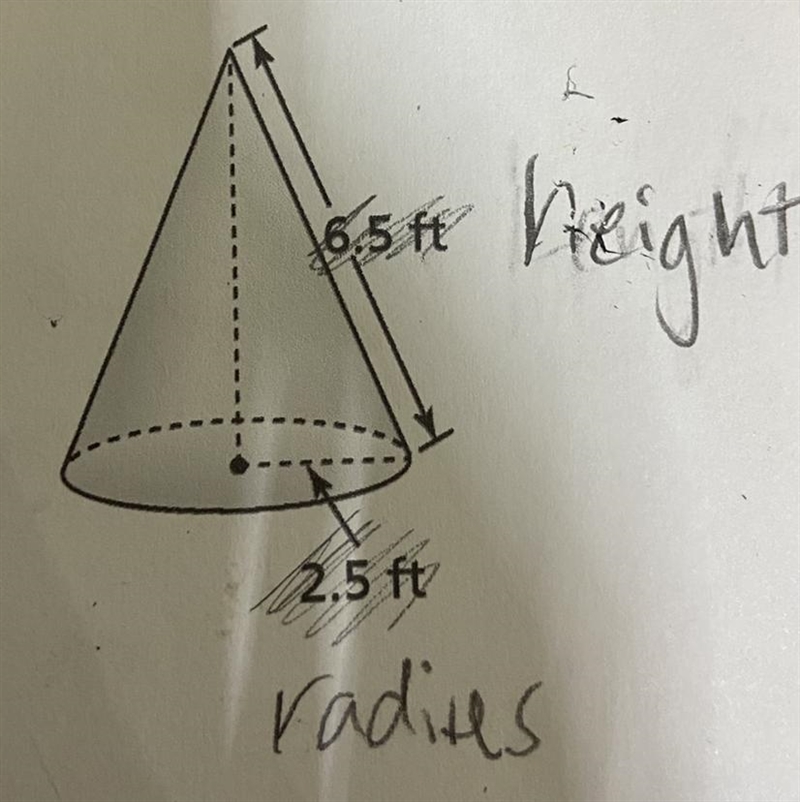 Describe the correct answer to this problem including units what is the volume of-example-1