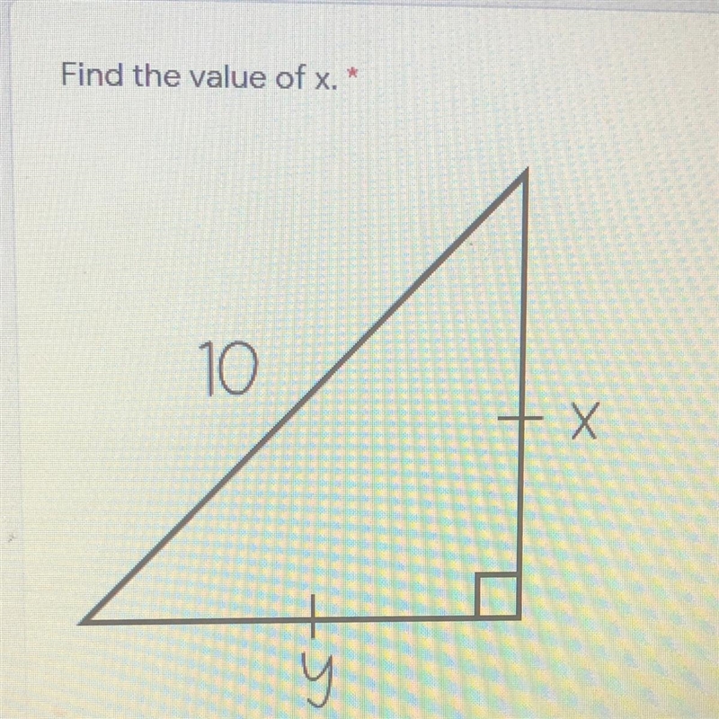 Help please Find the value of x. *-example-1