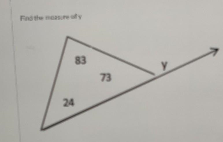 Find the measure of y​-example-1