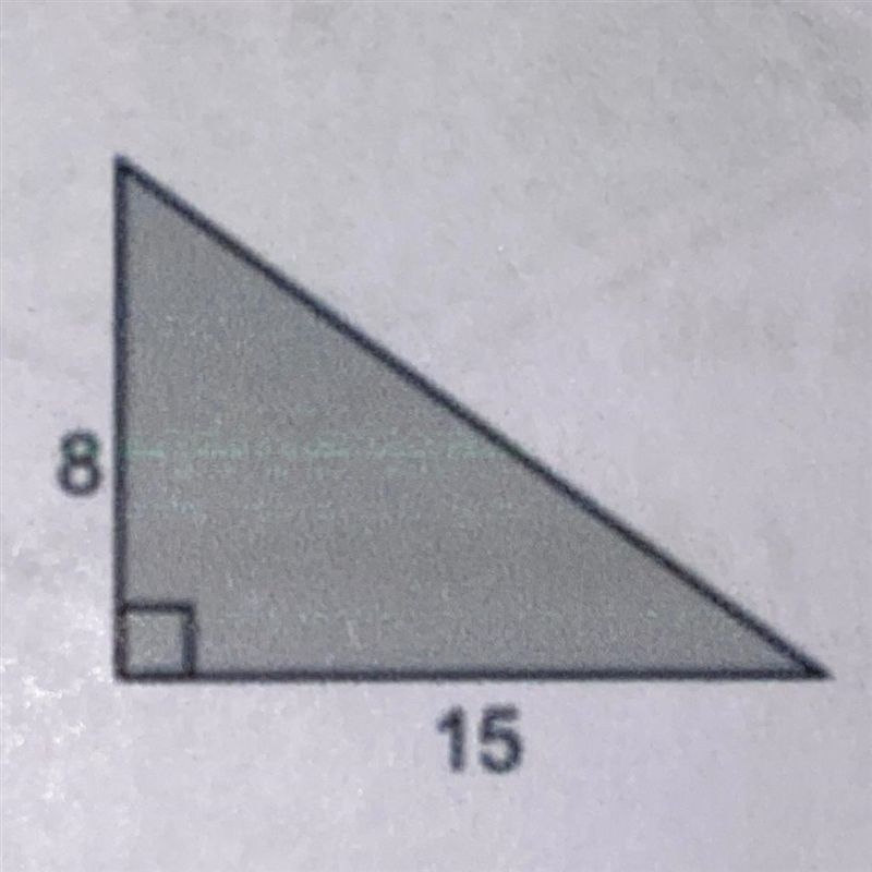 use the pythagorean theorem to find the unknown side of the right triangle? hii does-example-1