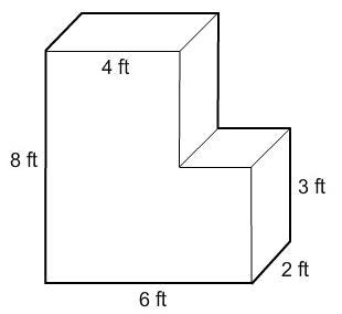 Find the total volume of this composite figure.-example-1